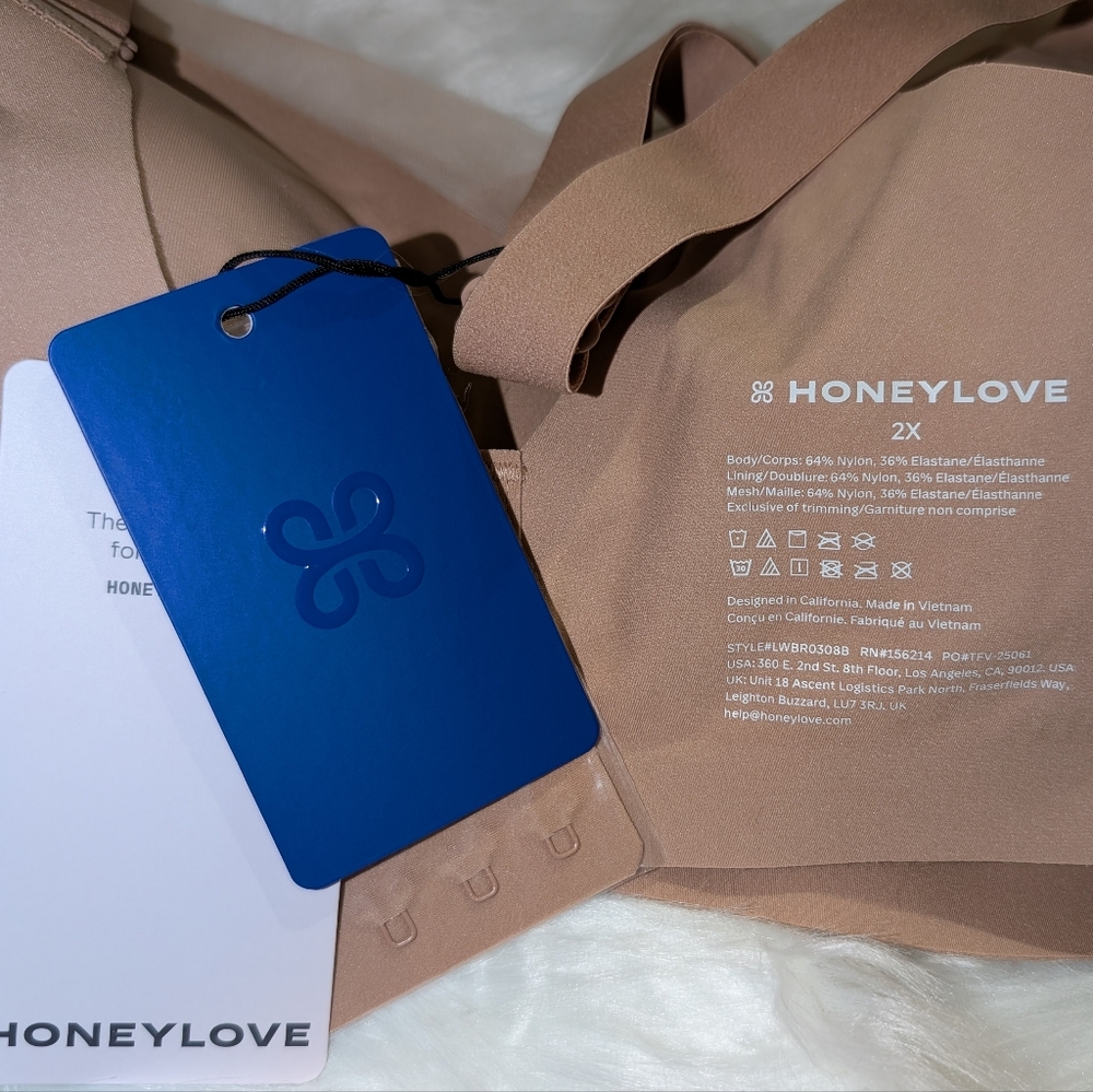 ❤️4/$60 Honeylove Women's Tan Bra❤️4 for $60 ❤️ - Picture 5 of 8